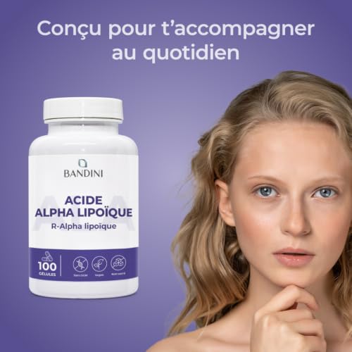 Bandini® Acide Alpha-Lipoïque 100 Gélules Végétales très Puissantes | Antioxydant Naturel adapté à un régime Végétalien | Sans Agents de Remplissage Synthétiques | ALA Alpha Lipoique | 100% Vegan – vue 3