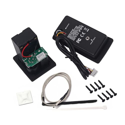 Toddmomy Guitar Pickup Tone 4 Band Eq Pre- Preamplifier Piezo Pickup Tuner Volume Control If-4t for Beginner