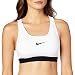 NIKE Womens Pro Classic Padded Sports Bra White/Black 823312-100 Size Small