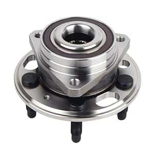 MACEL 513288 Front or Rear Wheel Hub Bearing Assembly – Compatible with Chevy Malibu, Impala, Equinox, GMC Terrain, Buick Lacrosse, Cadillac XTS, CTS, Regal – 5 Lugs w/ABS