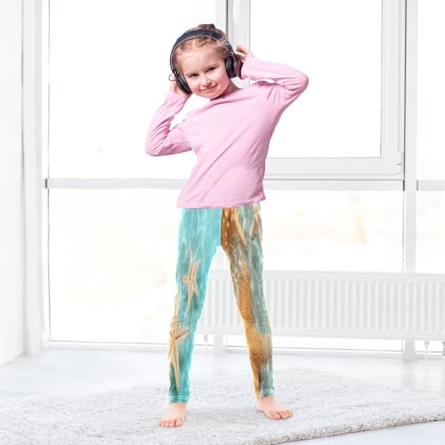 Bolaz Toddler Girls Leggings Printed Yoga Pants Leggings Five Starfish for Kids4