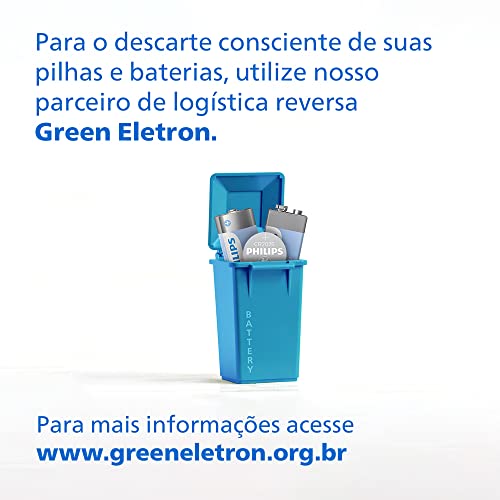 Bateria Philips de Lítio do tipo moeda CR2025 com 5 unidades - CR2025P5B/59