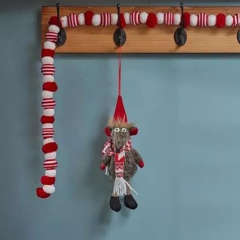 Marco Paul 24cm Plush Christmas Rat Decor Cover
