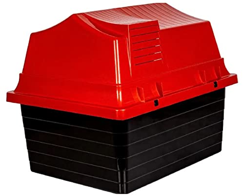 Casa Casinha Pet Cachorro Cães Gatos Peq. Médio Nº3 Vermelha