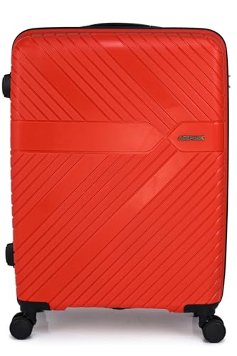 Image of ACEPACK Dawn Small Size Lightweight Luggage - Recyclable Polypropylene, Anti-Theft Double Safety Zipper, Built-in Number Lock, 3-Year Warranty (20,Red)
