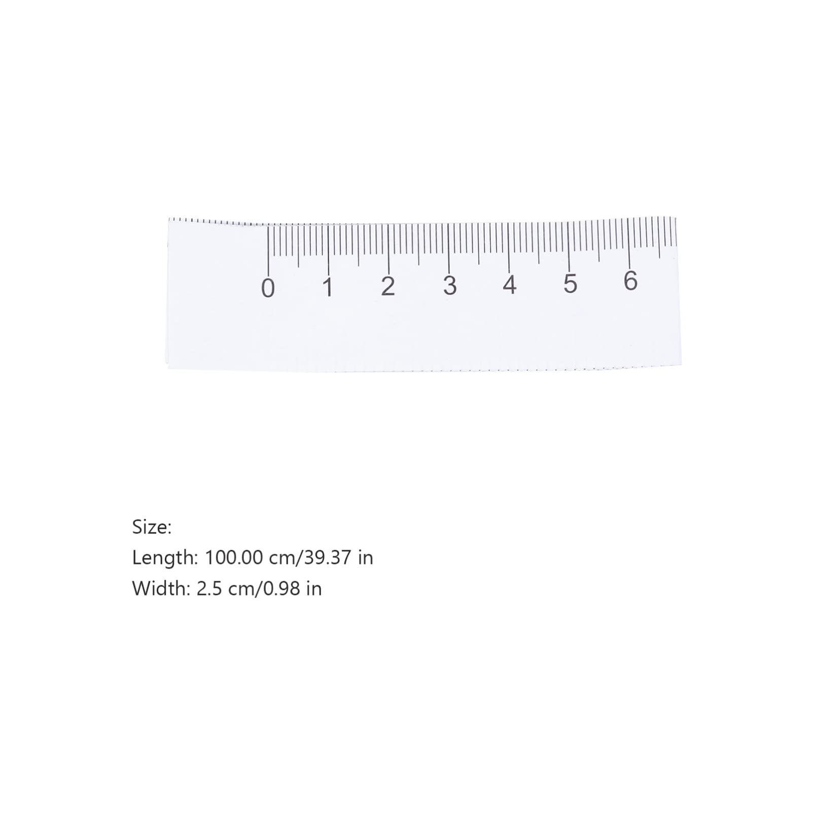 OSALADI Lot De 10 Mètres Rubans À Mesurer Double Face Jetables Pour Bébé Lecture De Gauche À Droite Usage Hospitalier 100 Pièces X 10