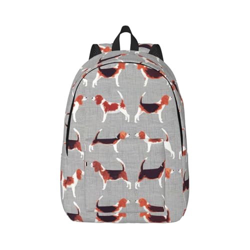Sac à dos d'infirmière pour ordinateur portable avec motif Beagle