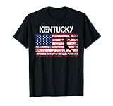 Kentucky Basketballspieler Trikot mit amerikanischer Flagge T-Shirt