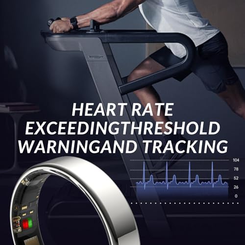Image of 2026 Smart Rings for Women and Men Ultra Thin 6.0mm Fitness Tracker | Heart Rate Sleep Blood Oxygen Steps and Cycle Monitoring | No Subscription Required (Silver, #7)