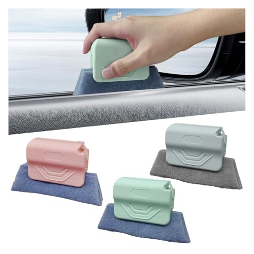 Deaelf 3PCS Magic Window Track Cleaner, Window Groove Cleaning Brush
