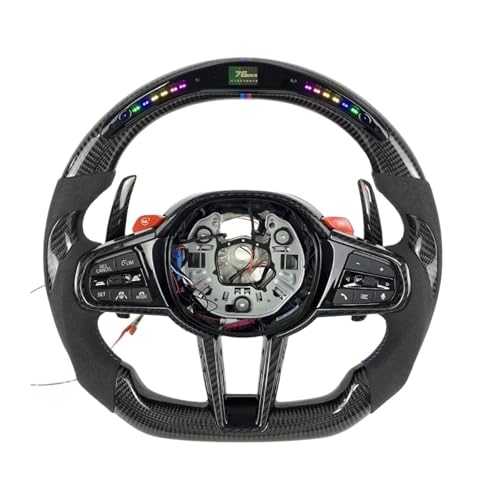 Compatible For BMW M2 M3 M4 G80 G82 G83 G87 G30 G31 G32 G01 Old And New Update Carbon Fiber/leather Display Steering Wheel(Optio