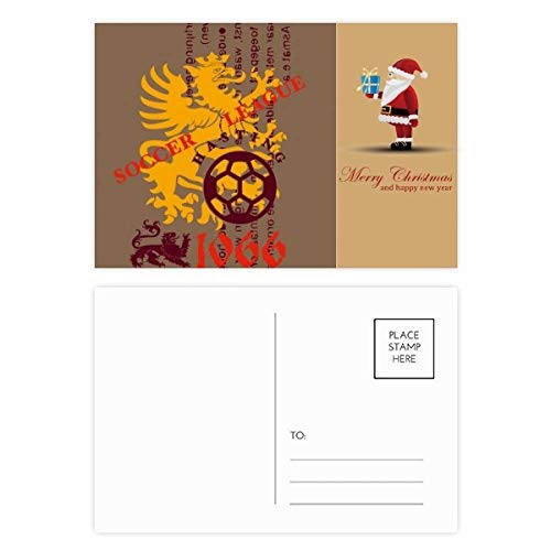 Cartes postales Dragon Football League du Moyen Age : lot de 20 designs fantastiques uniques