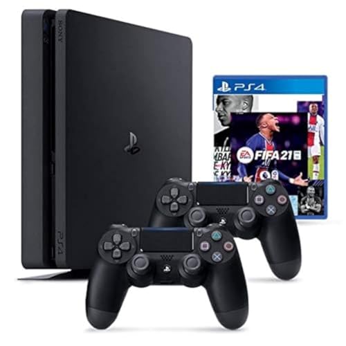 PlayStation 4 Slim 500GB + FIFA21 + 2 Controller (PS4)