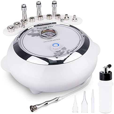 3 in 1 Diamond Microdermabrasion Machine, Yofuly 65-68cmHg Suction Power Professional Dermabrasion Equipment for Facial Skin Care