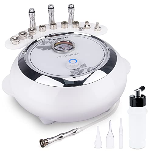 AIMENGXI 3 in 1 Diamond Microdermabrasion Machine, Professional Microdermabrasion Device with Vacuum Spray, Beauty Facial Skin Care Dermabrasion Equipment for Salon Personal Home Use