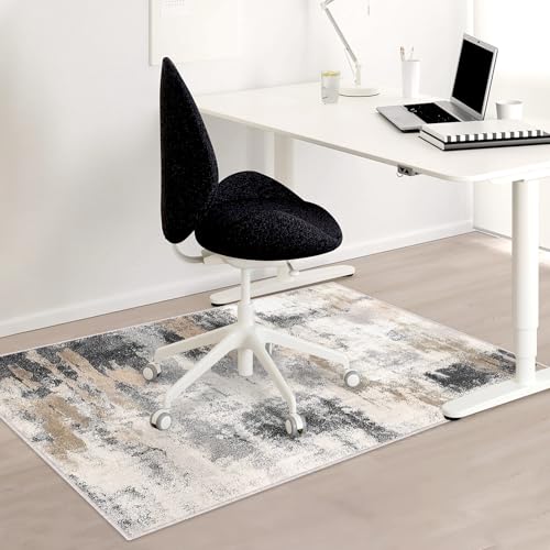 EXGUEACK Office Chair Mat for Hardwood Floor & Tile Floor, 36"x48" Office Chair Mat for Carpet, Office Rugs for Rolling Chairs, Desk Chiar Mat for Low Pile, Anti Slip by EXGUEACK - Used condition - CA$23.25