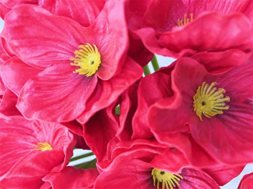 Lebritamfa B01EYQCRE2 10 Pcs High Quaulity Fresh Artificial Mini Real Touch Pu/ Latex Corn Poppies Decorative Silk Fake Artificial Poppy Flowers thumb #4