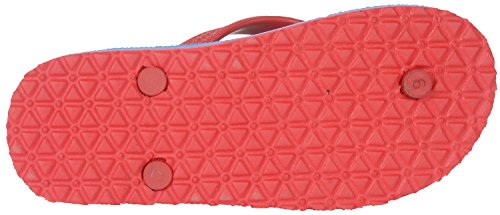 Image of Ortho + Rest Unisex Blue and Red Flip-Flops - 7 UK /India (Men 40 EU)(Women 39 EU)(R999bluered 7)