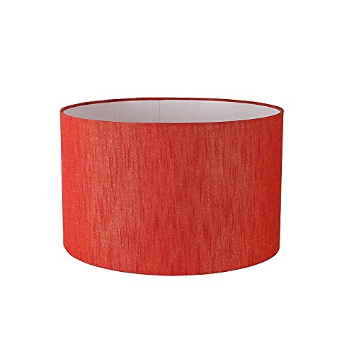Image of Wooden Tripod Floor Lamp with 3 Shelves Modern Standing Lamp with Fabric Shade Decorative Shelf Floor Lamp for Living Room Bedroom & Home Decor Modern Standing Lamp for Living Room,Bedroom (Red)