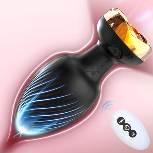 Plug Anale-Dilatatore Donna Vibratoreper Uomo Professionale Vibratore con Telecomando Vibratoriper Donne Wireless Dildo Anale Sexytoysys Coppia Plug Analesex Toy Sex Toys Sessuali per Donne USB-B1155