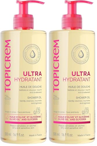 Topicrem - Ultra-Hydratant, Huile de Douche - Nettoie,...
