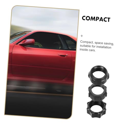 Tuerca de apriete para coche Gatuida en pack de 15 piezas de plastico negro 4