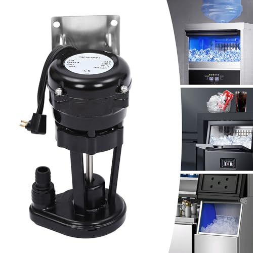 Bomba de agua 3W para máquina de hielo, 1450rpm, con cubierta protectora miniatura 4