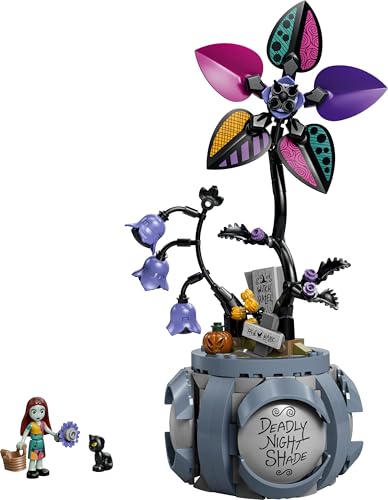 | Disney Vaso di Fiori di Sally Giocattolo - Decorazione per Camera da Letto con 2 Fiori Finti, 2 Mini Bamboline e Accessori - Regalo per Bambine da 9 Anni Fan di Nightmare Before Christmas 43288 - Lego - Immagine 7