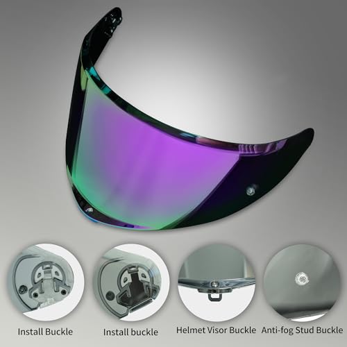 Image of AGV K6 and K6S Visor (Bright purple)