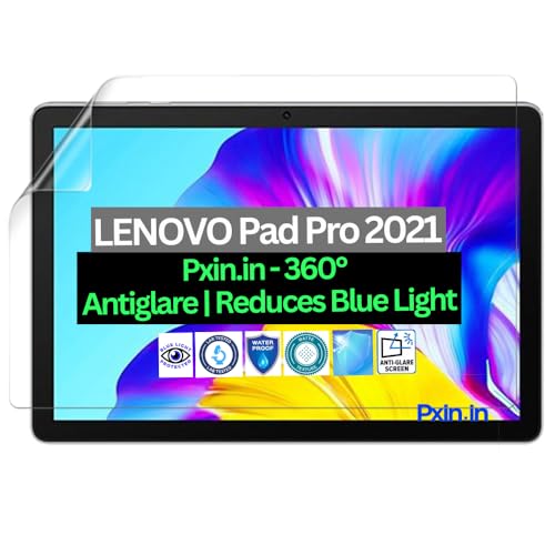 Image of Pxin Tablet Anti Bluelight and Anti Glare Screen Guard compatible with LENOVO Pad Pro 2021 | BLUVLightblock Tech | Scratch Proof | Prevents bluelight | Eye Protection | No Dry Eyes