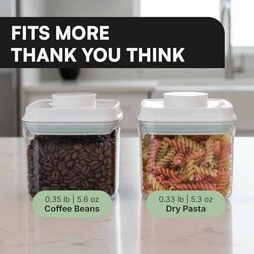 Image of iChewie - BopTop (1pc - 500ml) Airtight Food Storage Container - Mechanical Silicone Seal Canister - BPA-Free - 0.5Qt