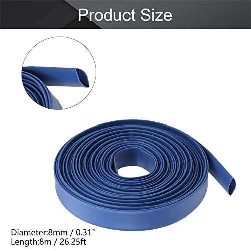 Othmro 1pc Heat Shrink Tubing, 8mm ID Shrink Tube Electric Insulation Tube - Image 2