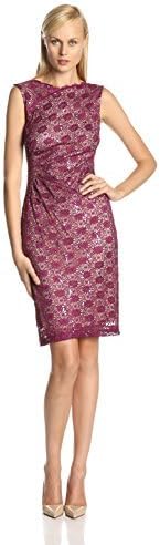 Julian Taylor Women's Sleeveless Sequined Lace Dress