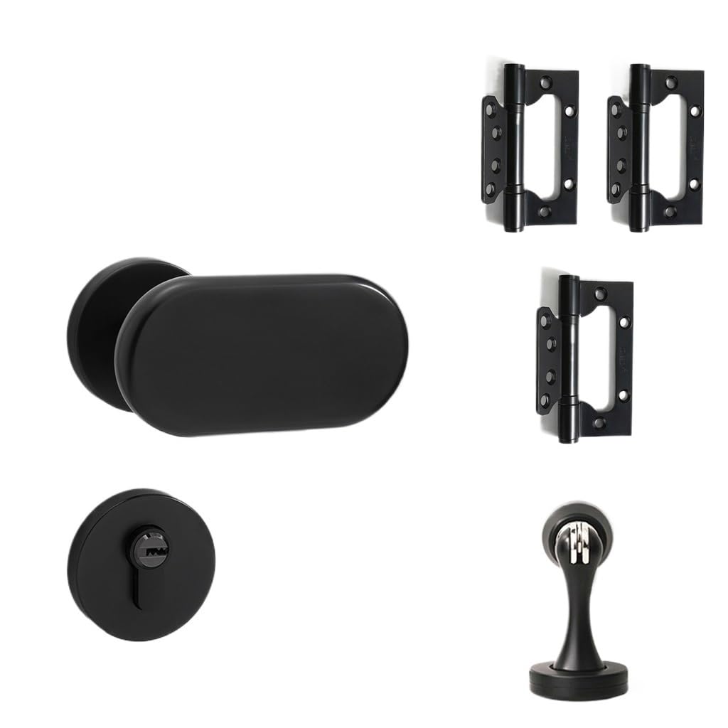 Serrure de porte en alliage de zinc avec cylindre de serrure antivol