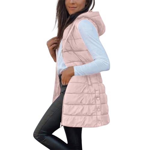 Tee shirt sans manche pour femme matelassé contre le froid hivernal