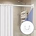 Sibba 4 Pack Shower Rod Holder with Strong Adhesive No Drilling Shower Curtain Rod Holder Clear Bar Holders Sticky Tension Hook Liner Support Mount Sticker Heavy Duty Wall Hold Tool Fit