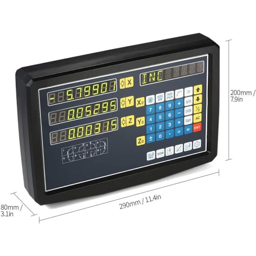 3 Axis Digital Readout & TTL Precision Linear Glass Scale miniatura 6