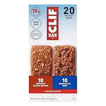 Clif Variety Bar 24 Count, 8 White Chocolate Macadamia Nut, 8 Chocolate Chip, 8 Crunchy Peanut Butter