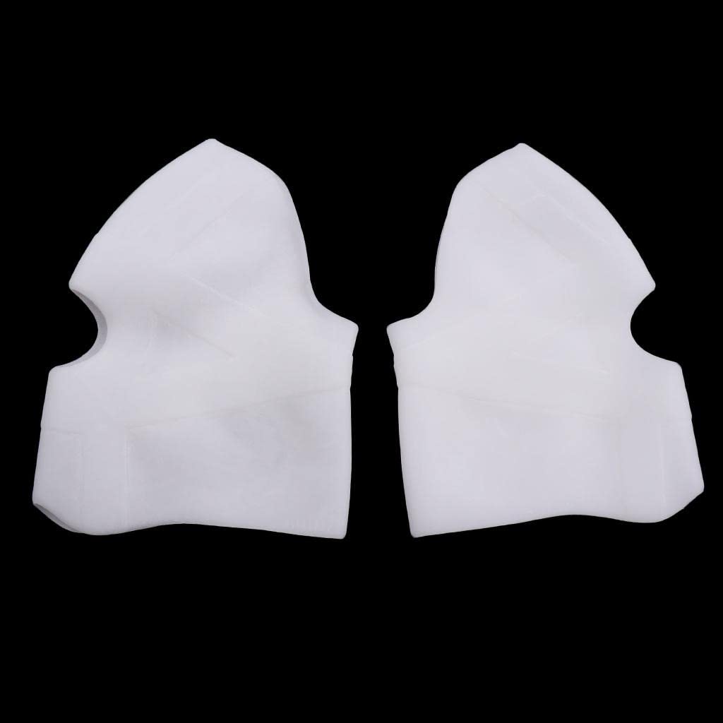 Generic Soft Silicone Knee Support for Enhanced Comfort, White