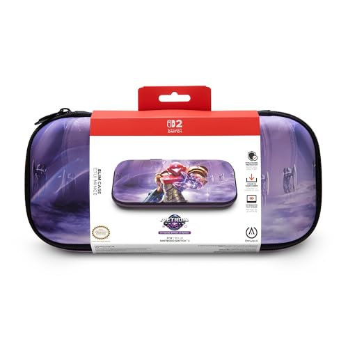 Image of PowerA Slim Case for Nintendo Switch 2 - Metroid Prime 4: Beyond, Officially Licensed, Protective Case, Holds 10 Game Cards, Padded Screen Protector, Built-in Play Stand