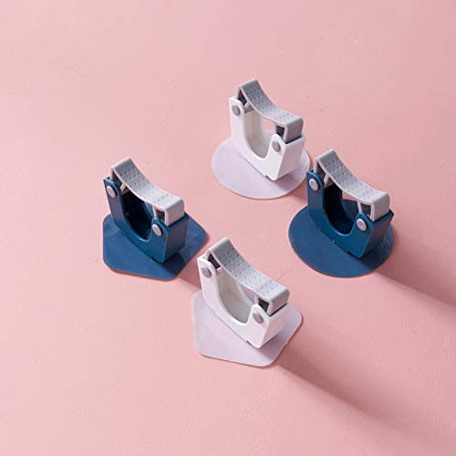 Yardwe Clip para fregona- 2 unidades de suporte de esfregona perfurações para pendurar parede Clipes