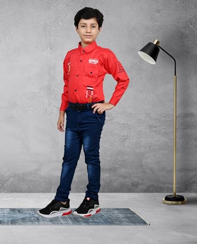 Image of Boys Boys Shirt and Jeans Set