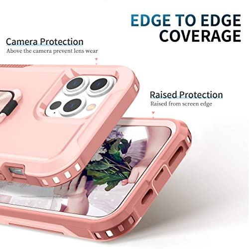 Coque iPhone 13 Pro Max silicone protection 360 antichoc fine rose - 3