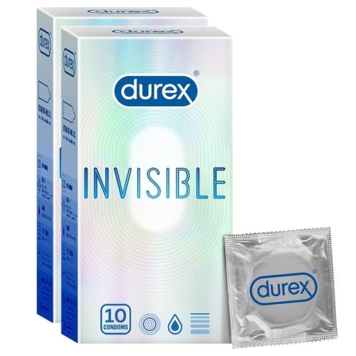 Image of Durex Invisible Super Ultra Thin Condoms for Men - 10s, Pack of 2