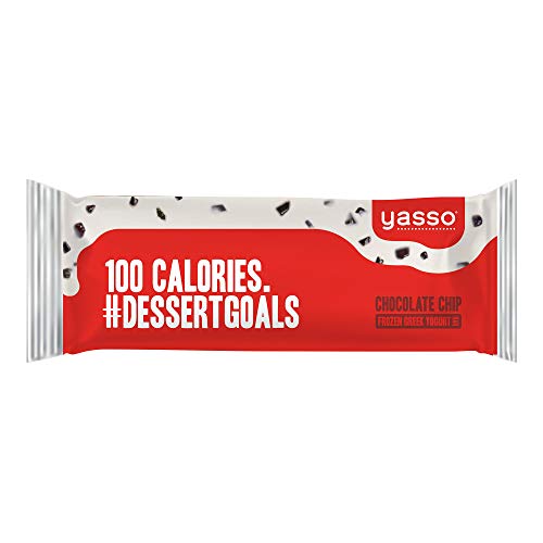 Yasso Frozen Greek Yogurt Bars Chocolate Chip, 4-Count Box (Case of 8)