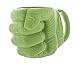 Infinitely Great Home Decor Center Tasse à café en céramique en forme de poing Marvel Avengers Hulk