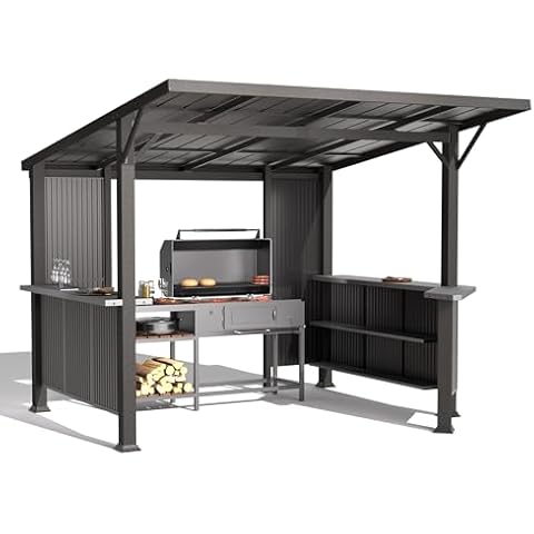 Gotland 10x10 FT Hardtop BBQ Gazebo thumbnail