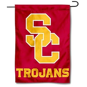 USC Trojans SC Logo Garden Flag