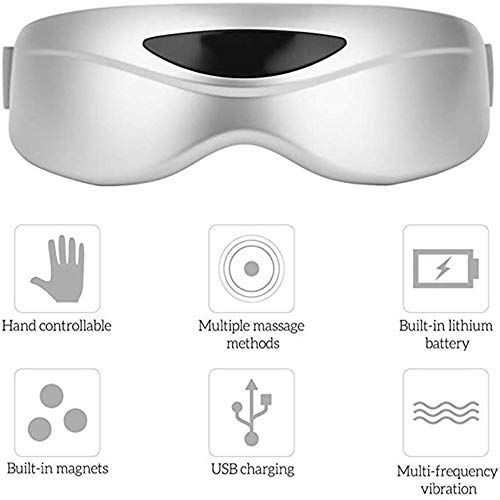 Preisvergleich Produktbild NXNXN Augemassager, 24 Silikon Massagekopf Augemassager maskieren magnetischen Schwingungsinfrarotsensor,1