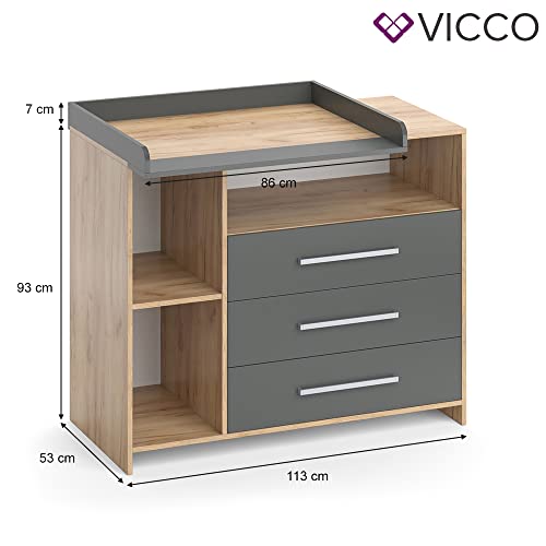 Vicco Babycommode Oskar Babymeubelen Wikkeltafel - Image 4